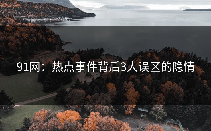 91网：热点事件背后3大误区的隐情