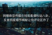网曝麻豆传媒在线观看爆料站八卦，反差明星细节揭秘让你评论区炸了